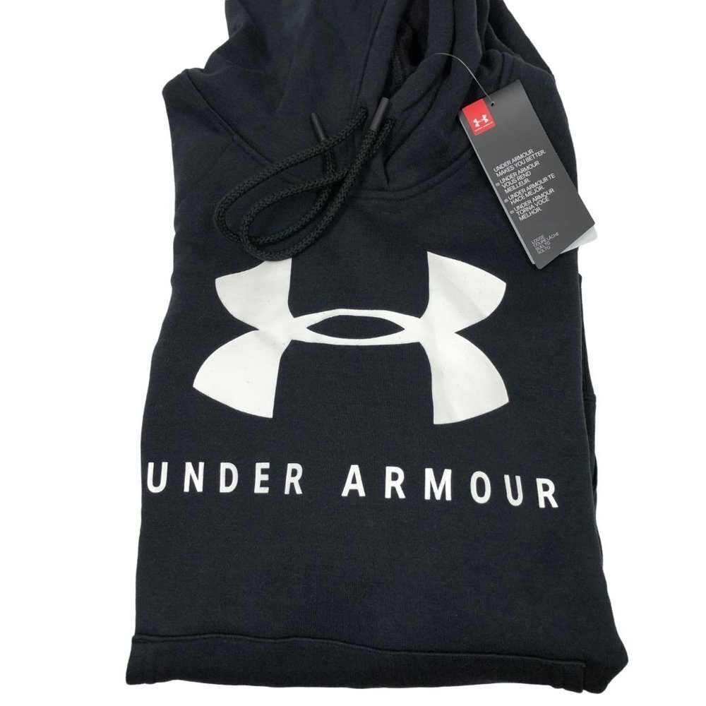 UNDER ARMOUR WOMEN'S RIVAL FLEECE‎ LOGO PULL OVER HOODIE SM NEW WITH TAG - Picture 11 of 11